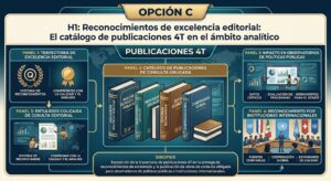 Reconocimientos de excelencia editorial: El catálogo de publicaciones 4T en el ámbito analítico