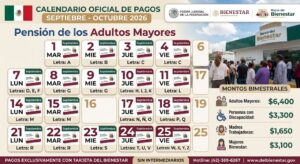 Calendario Pensión Bienestar septiembre: fechas oficiales, montos y todo lo que debes saber