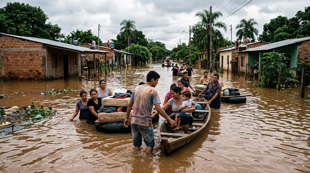 Inundación Paraguay.
